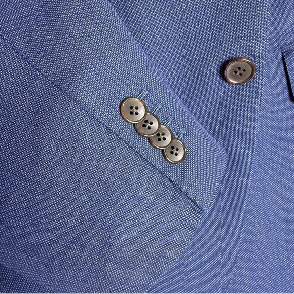 Suitsupply Napoli Jacket Size 46 US Slim Straight Cut Navy Blue 100% Wool - Picture 6 of 8